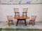 Vintage Brutalist Dining Table & Chairs, 1950s, Set of 5 30