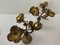 Vintage Brass Table Ornaments with Flowers, France, 1960s, Set of 2, Image 4