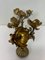 Vintage Brass Table Ornaments with Flowers, France, 1960s, Set of 2 10