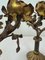 Vintage Brass Table Ornaments with Flowers, France, 1960s, Set of 2 9