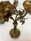 Vintage Brass Table Ornaments with Flowers, France, 1960s, Set of 2, Image 5