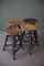 Wooden Stools from Rowac, 1920s, Set of 4, Image 1