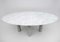 Tavolo da pranzo ovale in marmo di Carrara di Mario Bellini per Cassina, anni '70, Immagine 3