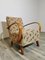 Vintage Fabric Armchair by Jindřich Halabala 9