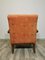 Vintage Sessel mit Stoffbezug von Jindřich Halabala 9