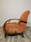 Vintage Sessel mit Stoffbezug von Jindřich Halabala 13