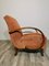 Vintage Sessel mit Stoffbezug von Jindřich Halabala 4