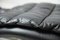 Sofá cama italiano vintage de cuero negro, Imagen 3