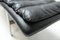 Vintage Italian Lounge Daybed in Black Leather 2