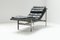 Vintage Italian Lounge Daybed in Black Leather 12