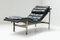 Vintage Italian Lounge Daybed in Black Leather 11