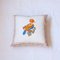 Bird of Paradise #1 Hand Embroidery Pillow by Com Raiz, 2018, Image 1