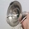 Kleine portugiesische Mid-Century Bubble Glas Tischlampe im Stil von Helena Tynell, 1950er 9