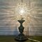 Small Mid-Century Portuguese Bubble Glass Table Lamp in Style of Helena Tynell, 1950s, Image 3