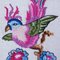 Hand Embroidery Pillow Bird of Paradise #2 by Com Raiz, 2018, Image 6