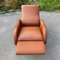 Mid-Century Modern Italian Brown Armchair with Footrest by Marco Zanuso, 1960s 3