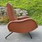 Mid-Century Modern Italian Brown Armchair with Footrest by Marco Zanuso, 1960s 8