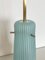 Lámpara colgante italiana de vidrio rayado y latón de Venini, años 60, Imagen 13