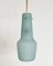 Lámpara colgante italiana de vidrio rayado y latón de Venini, años 60, Imagen 4