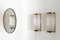 Art Deco Italian Wall Sconces with Glass Rods and Brass, 1990s, Set of 2 13