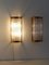 Art Deco Italian Wall Sconces with Glass Rods and Brass, 1990s, Set of 2 5