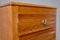 High Chest of Drawers with Compass Feet, 1950s 9
