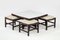 Stools and Table from Liceu de Artes e Ofícios, 1960s, Set of 4 2