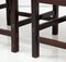 Stools and Table from Liceu de Artes e Ofícios, 1960s, Set of 4, Image 9