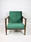 GFM-142 Stuhl aus grünem Samt von Edmund Homa, 1970er 3