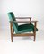GFM-142 Chair in Green Velvet by Edmund Homa, 1970s 7