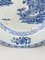 Chinesische Schale aus Porzellan in Blau & Weiß mit Pagoden-Motiv, 18. Jh 5
