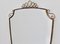 Mid-Century Italian Brass Frame and Top Flourish Wall Mirror by Gio Ponti, 1950s 8
