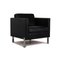 DS 118 Black Leather Armchair from de Sede, Image 1