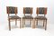 Art Deco Dining Chairs, Czechoslovakia, 1930s, Set of 3 2