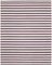 Purple Striped Dhurrie Rug, 2000s 1