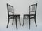 Bugholz Stühle mit Geflochtenen Sitzen von Thonet, 1900er, 2er Set 3