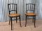 Bugholz Stühle mit Geflochtenen Sitzen von Thonet, 1900er, 2er Set 1