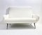 Mid-Century Modern Italian White Fabric Sofa, 1950s 3