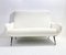 Mid-Century Modern Italian White Fabric Sofa, 1950s, Image 3