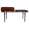 Mid-Century Modern Wooden Bench with Drawers, Italy, 1960s, Image 1