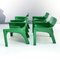Vicario Armchairs by Vico Magistretti for Artemide, 1970s, Set of 4 3
