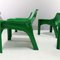 Vicario Armchairs by Vico Magistretti for Artemide, 1970s, Set of 4 8