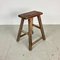 Rustic Wooden W404 Stool, Image 1
