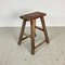 Tabouret W404 Rustique en Bois 1