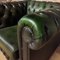 Club chair Chesterfield in pelle verde, Immagine 6