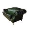 4-Sitzer Chesterfield Sofa aus grünem Leder von Thomas Lloyd 2