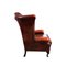 Queen Anne Chesterfield Armchair in Oxblood Red Leather 2