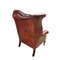 Queen Anne Chesterfield Armchair in Oxblood Red Leather 3