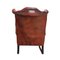 Queen Anne Chesterfield Armchair in Oxblood Red Leather 4