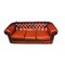 Canapé Chesterfield en Cuir Rouge Sang de Boeuf 7